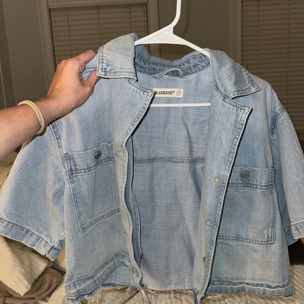 BlankNYC Light Blue Denim Jacket
